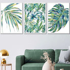 BOTANICAL Set of 3 Art PRINTS from Original Watercolour Print
