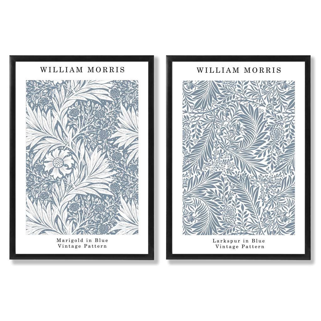 Sage Green Geometric Pineapple Fruit Set of 2 Art Prints with Black Frame