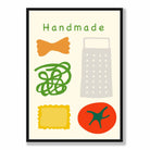 Kitchen Poster Quote Handmade Pasta