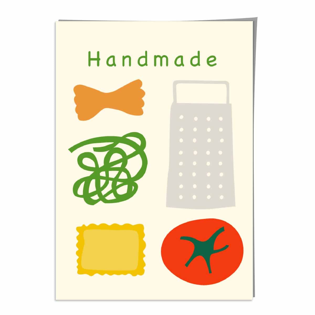 Kitchen Poster Quote Handmade Pasta