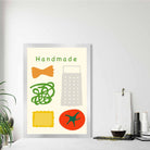 Kitchen Poster Quote Handmade Pasta