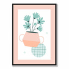 Boho Kitchen Pastels Pink Blue Poster No 1