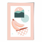 Boho Kitchen Pastels Pink Blue Poster No 3