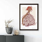 Contemporary Fashion Sketch Woman Poster No 1