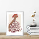 Contemporary Fashion Sketch Woman Poster No 1