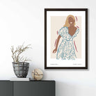 Contemporary Fashion Sketch Woman Poster No 2