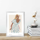 Contemporary Fashion Sketch Woman Poster No 2