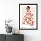 Contemporary Fashion Sketch Woman Poster No 3
