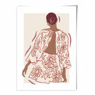 Contemporary Fashion Sketch Woman Poster No 5