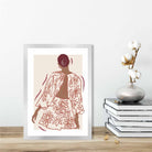 Contemporary Fashion Sketch Woman Poster No 5
