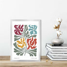 Contemporary Boho Floral Poster No 1 Botanical