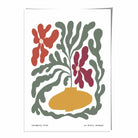 Contemporary Boho Floral Poster No 2 Botanical