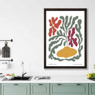 Contemporary Boho Floral Poster No 2 Botanical