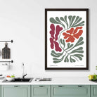 Contemporary Boho Floral Poster No 4 Botanical