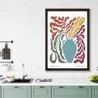 Contemporary Boho Floral Poster No 5 Botanical