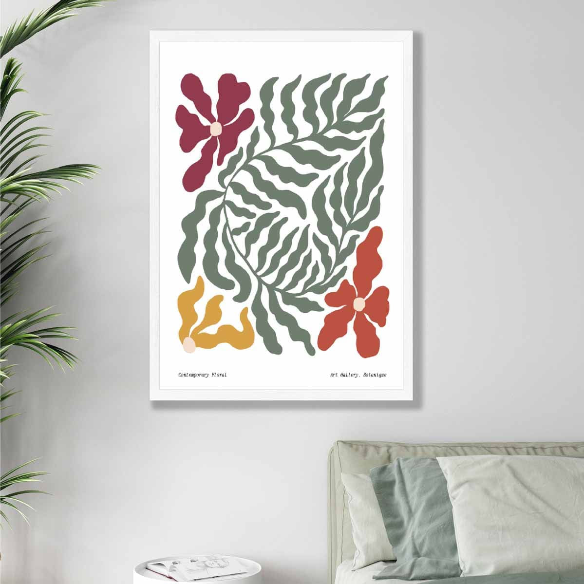 Contemporary Boho Floral Poster No 6 Botanical