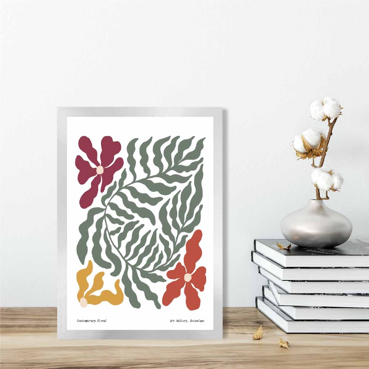 Contemporary Boho Floral Poster No 6 Botanical