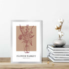 Flower Market Minimalist Poster Collection No 3 in Beige