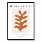 Henri Matisse Floral Galerie Poster in Orange