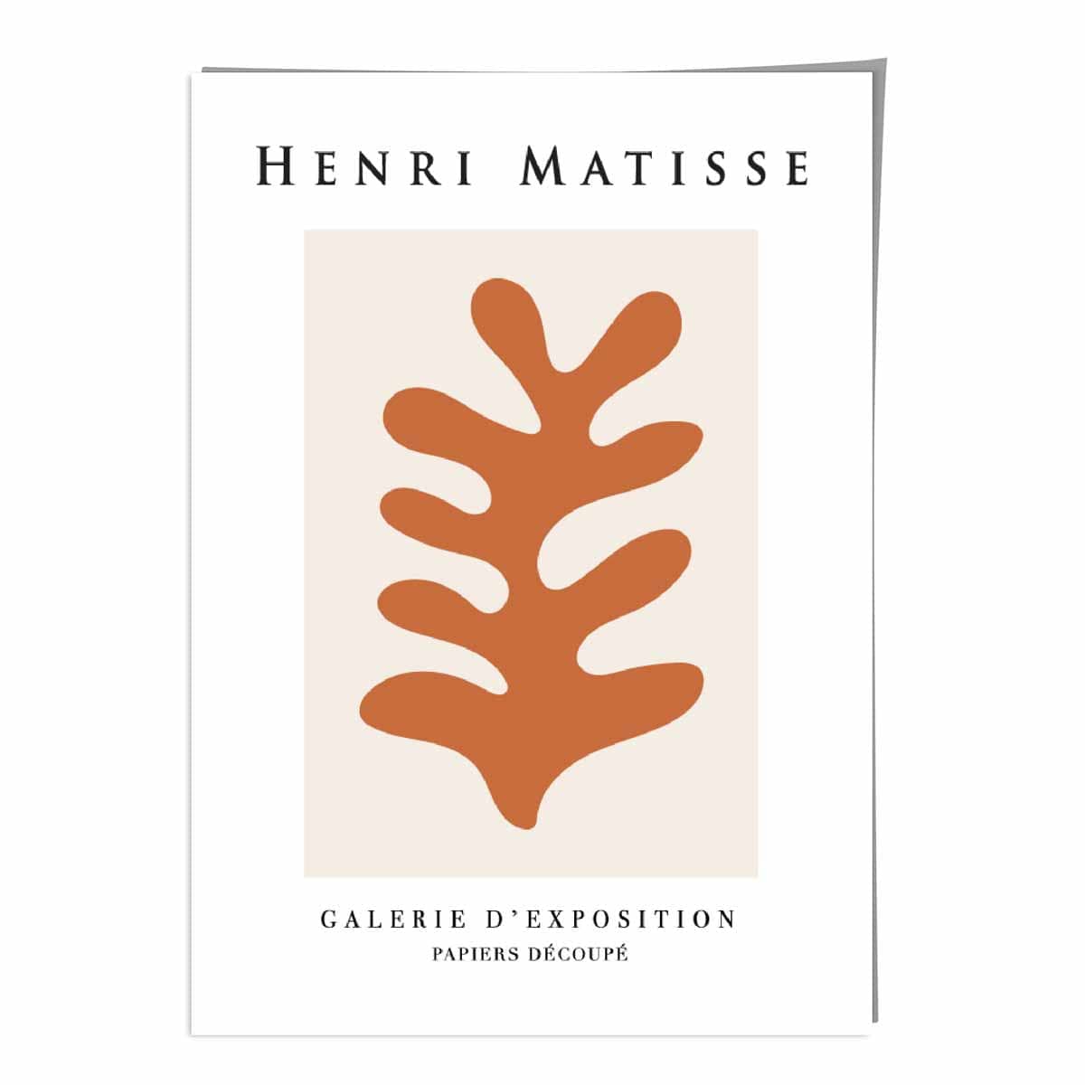 Henri Matisse Floral Galerie Poster in Orange
