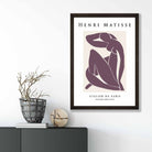 Henri Matisse Female Nude Poster in Purple