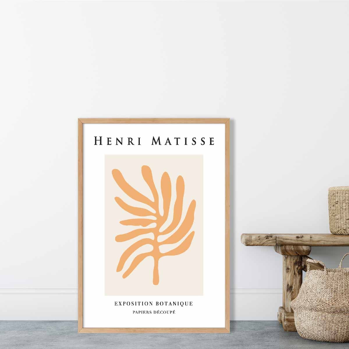 Henri Matisse Floral Galerie Poster in Yellow