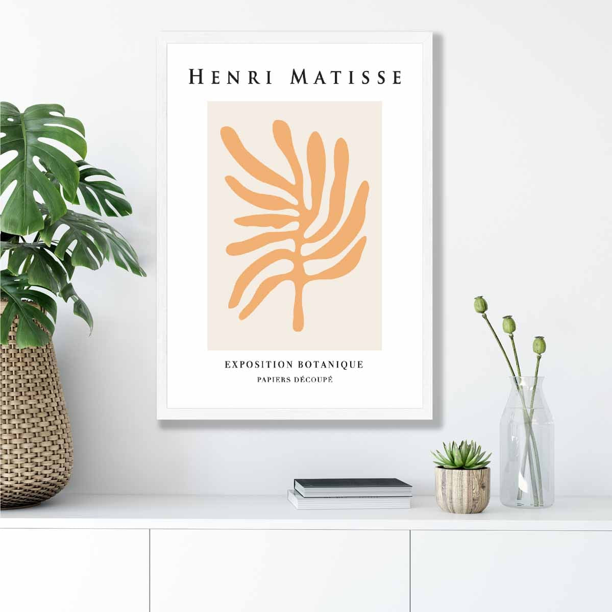 Henri Matisse Floral Galerie Poster in Yellow