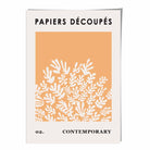 Papiers Decoupes Abstract Poster No 2 in Warm Yellow