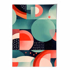 Abstract Colourful Pastel Shapes Art Print No 6