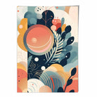 Abstract Colourful Pastel Floral Art Print No 1