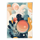 Abstract Colourful Pastel Floral Art Print No 2