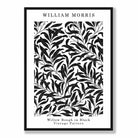 William Morris Black and White Willow Bough Art Print