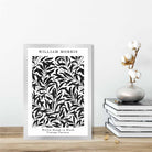 William Morris Black and White Willow Bough Art Print