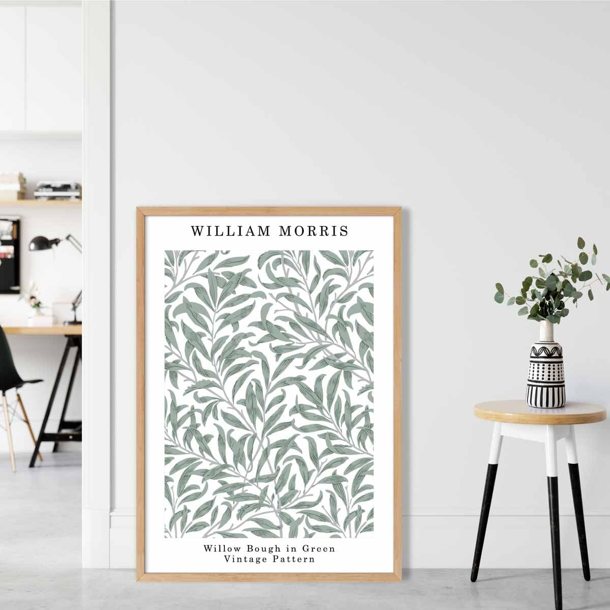 William Morris Sage Green Willow Bough Art Print