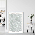 William Morris Sage Green Larkspur Art Print