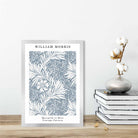 William Morris Blue Marigold Art Print