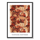 William Morris Acanthus in Terracotta Orange Art Print
