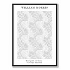 William Morris Grey Marigold Art Print