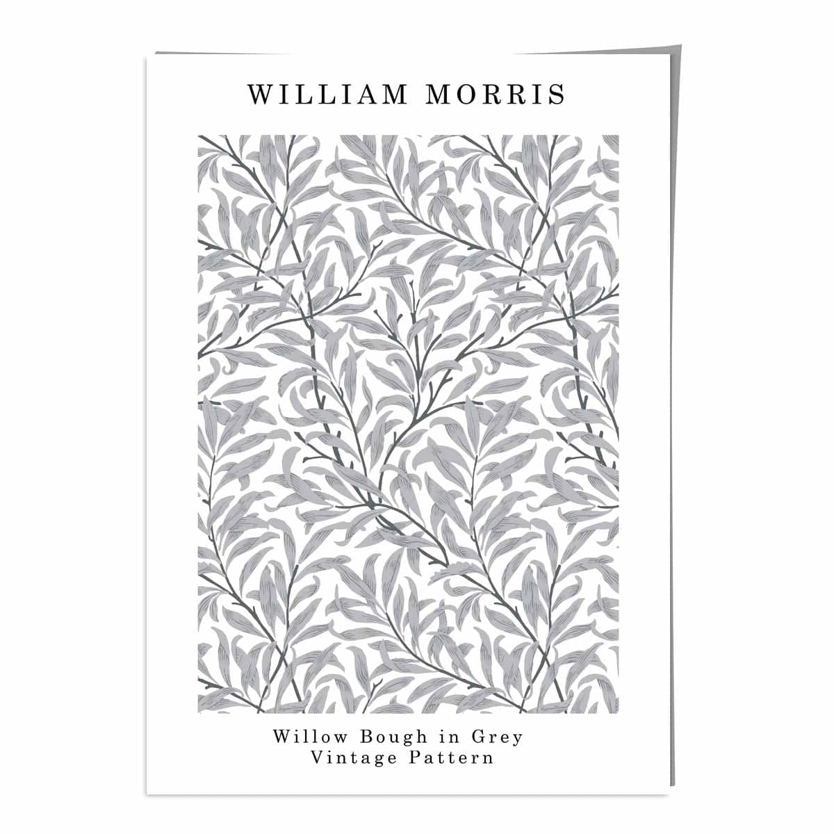 William Morris Grey Willow Bough Art Print