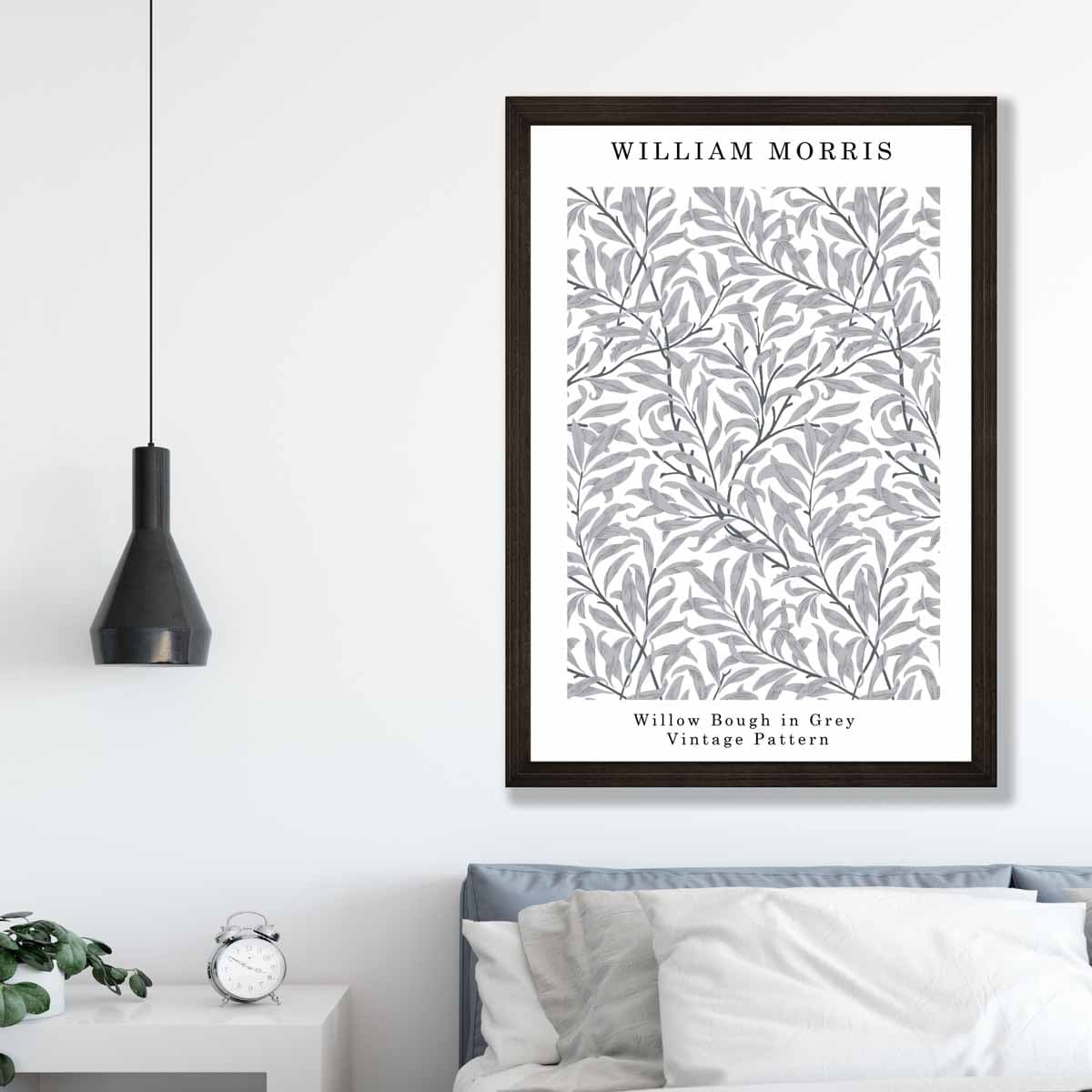 William Morris Grey Willow Bough Art Print