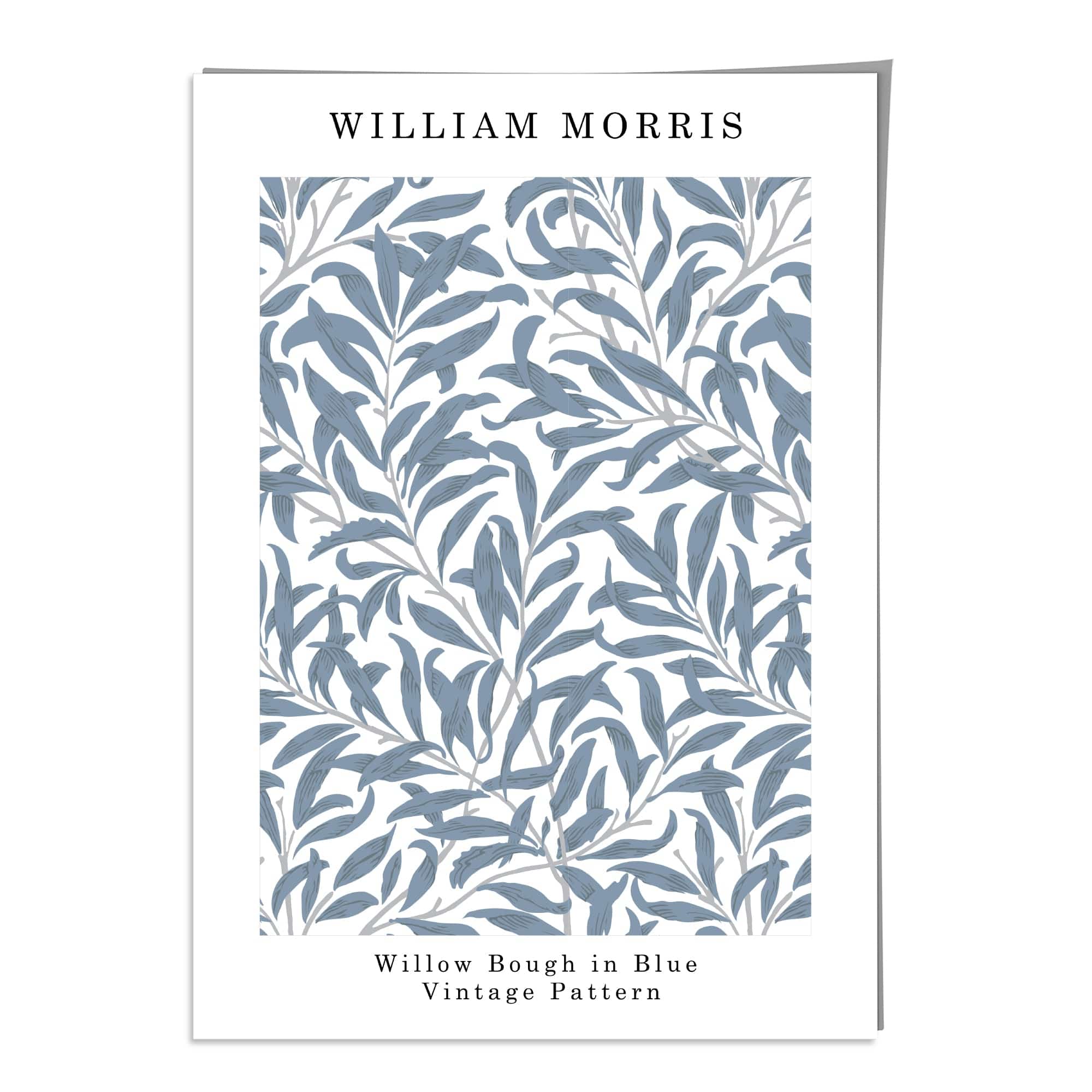 William Morris - Willow Bough in Blue Art Print