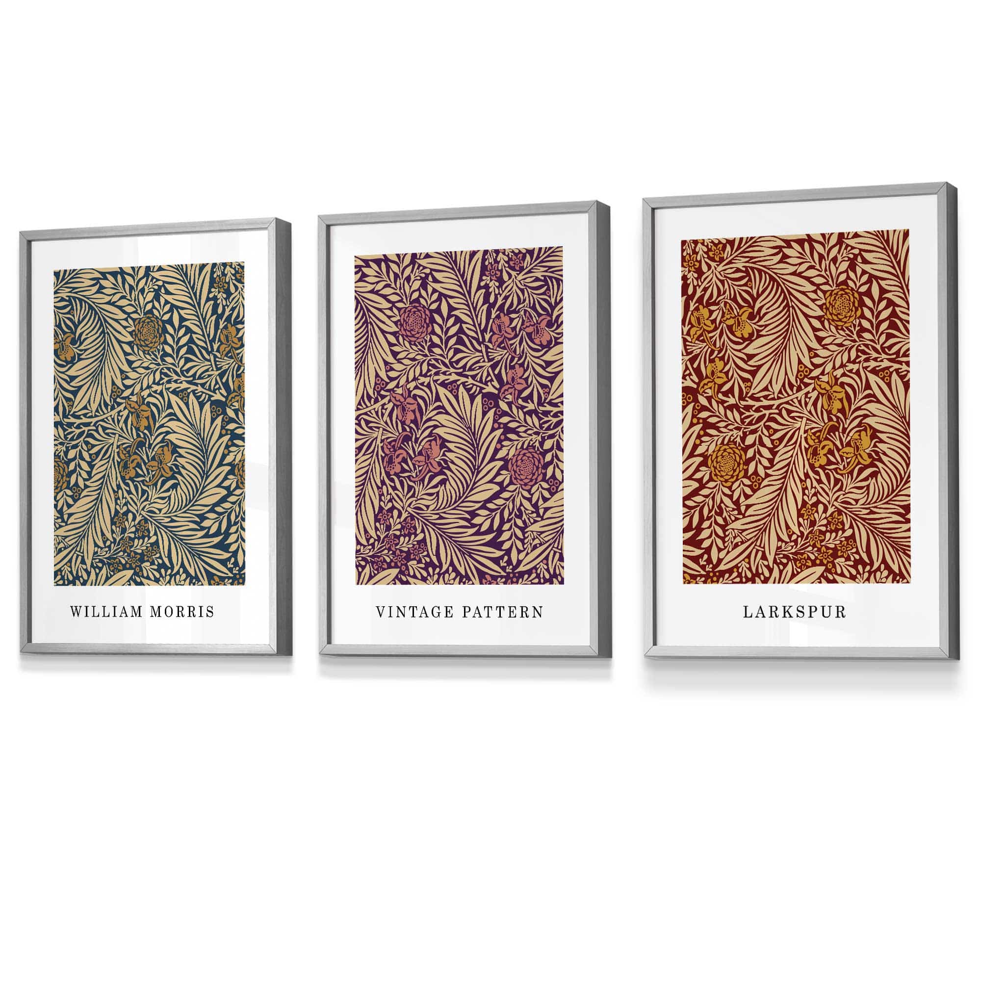 William Morris Vintage Autumn Floral Framed Wall Art | Artze Wall Art UK