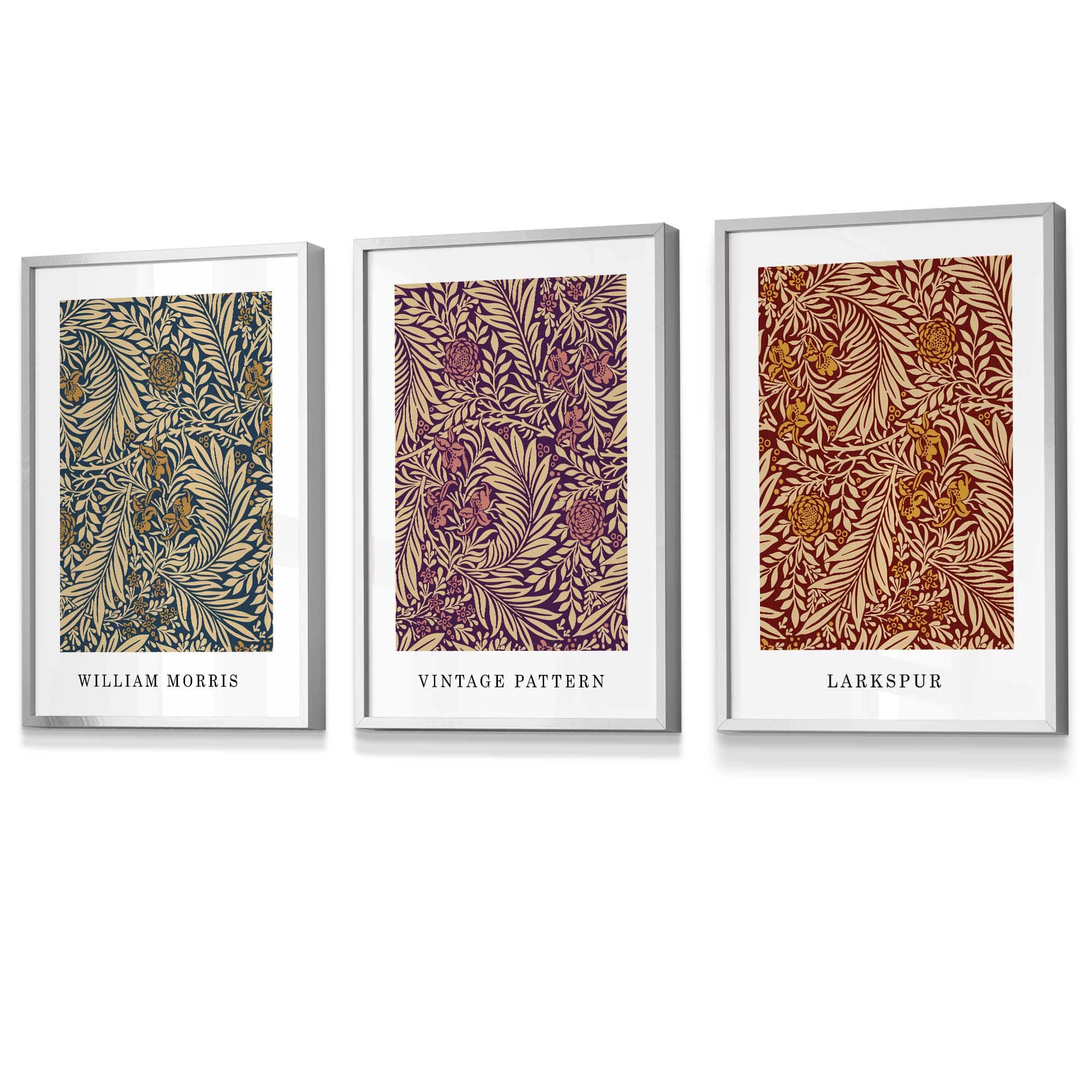 William Morris Vintage Autumn Floral Framed Wall Art | Artze Wall Art UK