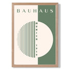 Bauhaus Munich Circles in Green Art Print Wall Art Print