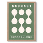 Bauhaus Hour Glass in Green Art Print Wall Art Print