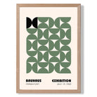 Bauhaus Reflections in Green and Black Art Print Wall Art Print