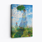 Claude Monet Madame Monet and Her Son Canvas Art Print
