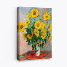 Claude Monet Bouquet of Sunflowers Canvas Art Print