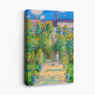 Claude Monet The Artist's Garden at Vetheuil Canvas Art Print
