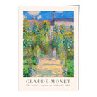 Claude Monet The Artist's Garden at Vetheuil Wall Art Print
